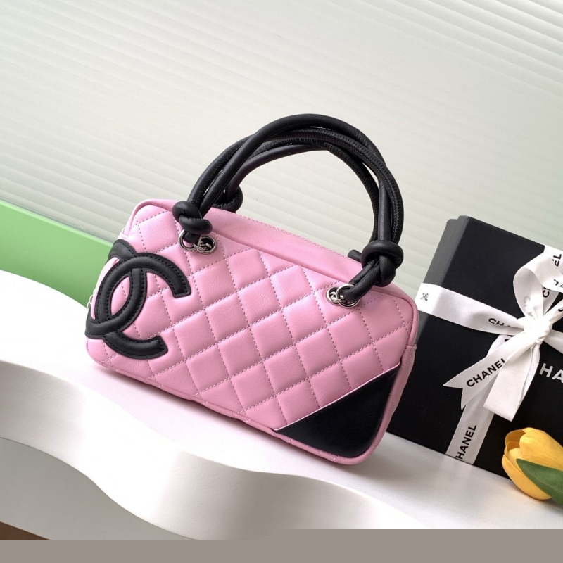 Ch*el top handle bags